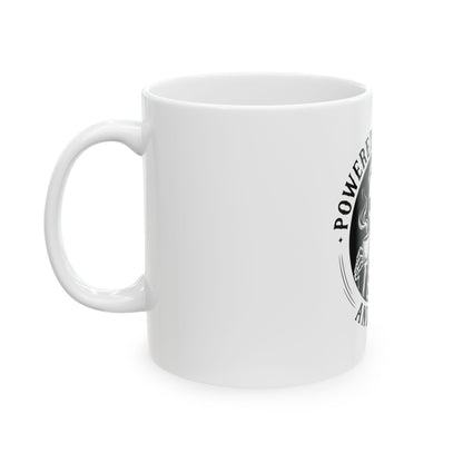 Powered by Caffeine and Chaos Coffee Mug
