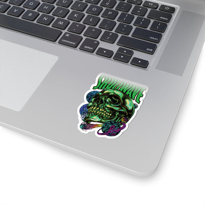 Skullwave Kiss-Cut Sticker