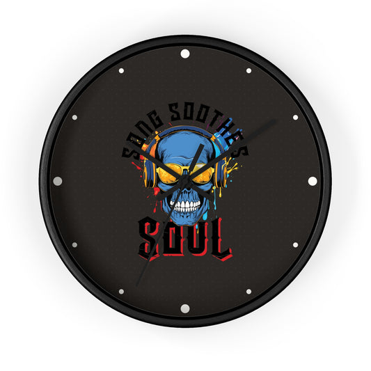 Song Soothes the Soul Wall Clock