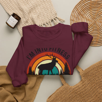 Fit'ness Deer In My Freezer Sweatshirt