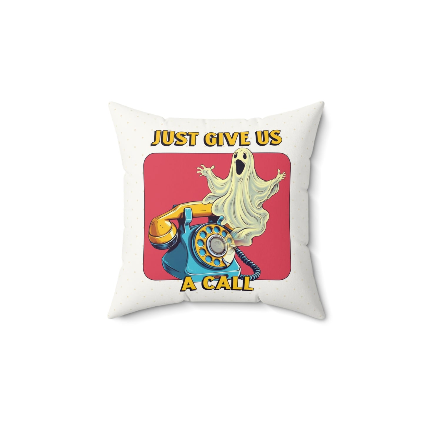 Just Give Us a Call Throw Pillow