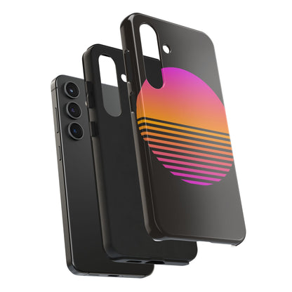Sunset Grid Tough Phone Case