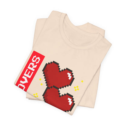 Lovers Press Start Pixel Hearts Tee