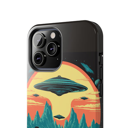UFO Fleet Tough Phone Case