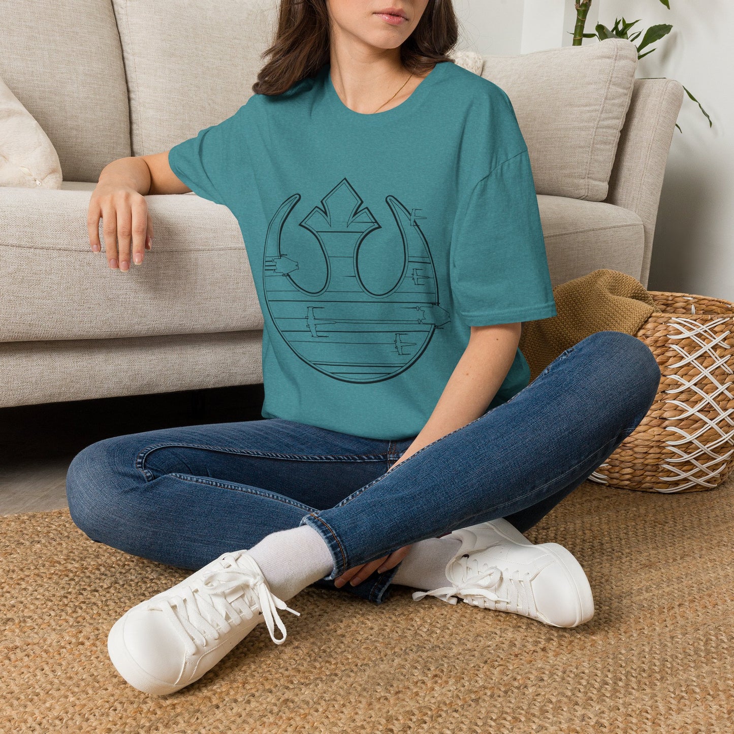 Retro Rebel Alliance Inspired Space Tee