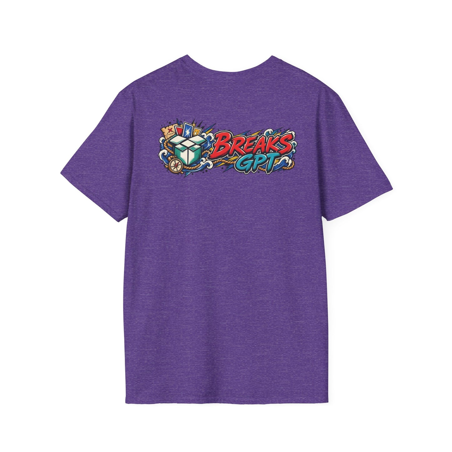 BreaksGPT Manga Card Breaker T-Shirt | Pirate Trading Card Graphic Tee Color Version