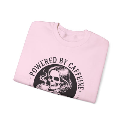 Powered by Caffeine and Chaos Sweatshirt