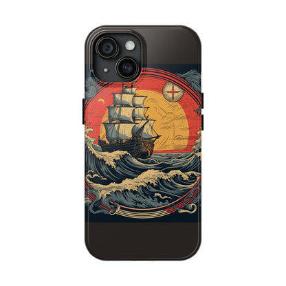 Tall Ship Storm Tough Phone Case