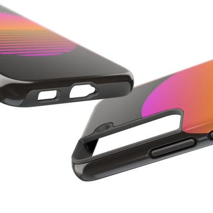 Sunset Grid Tough Phone Case