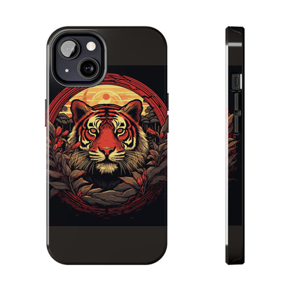 Tiger Wreath Tough Phone Case