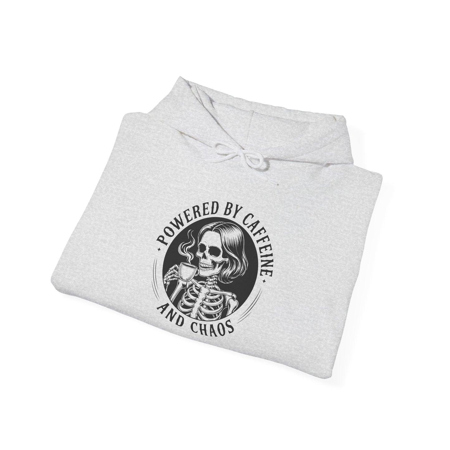 Powered by Caffeine and Chaos Hoodie