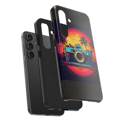 Retro Camera Sunset Tough Phone Case