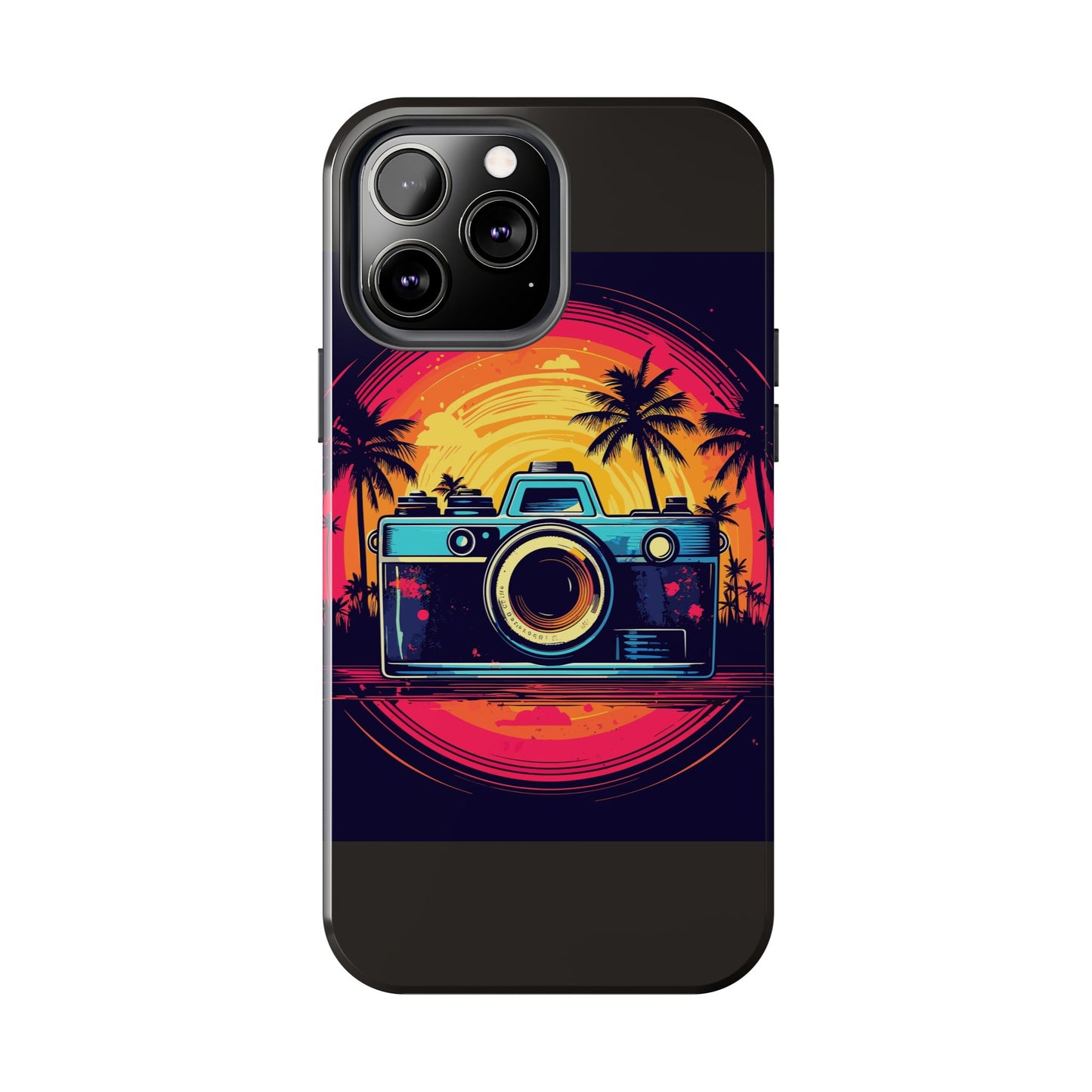 Retro Camera Sunset Tough Phone Case