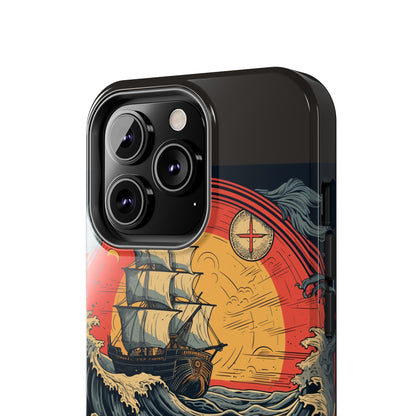 Tall Ship Storm Tough Phone Case