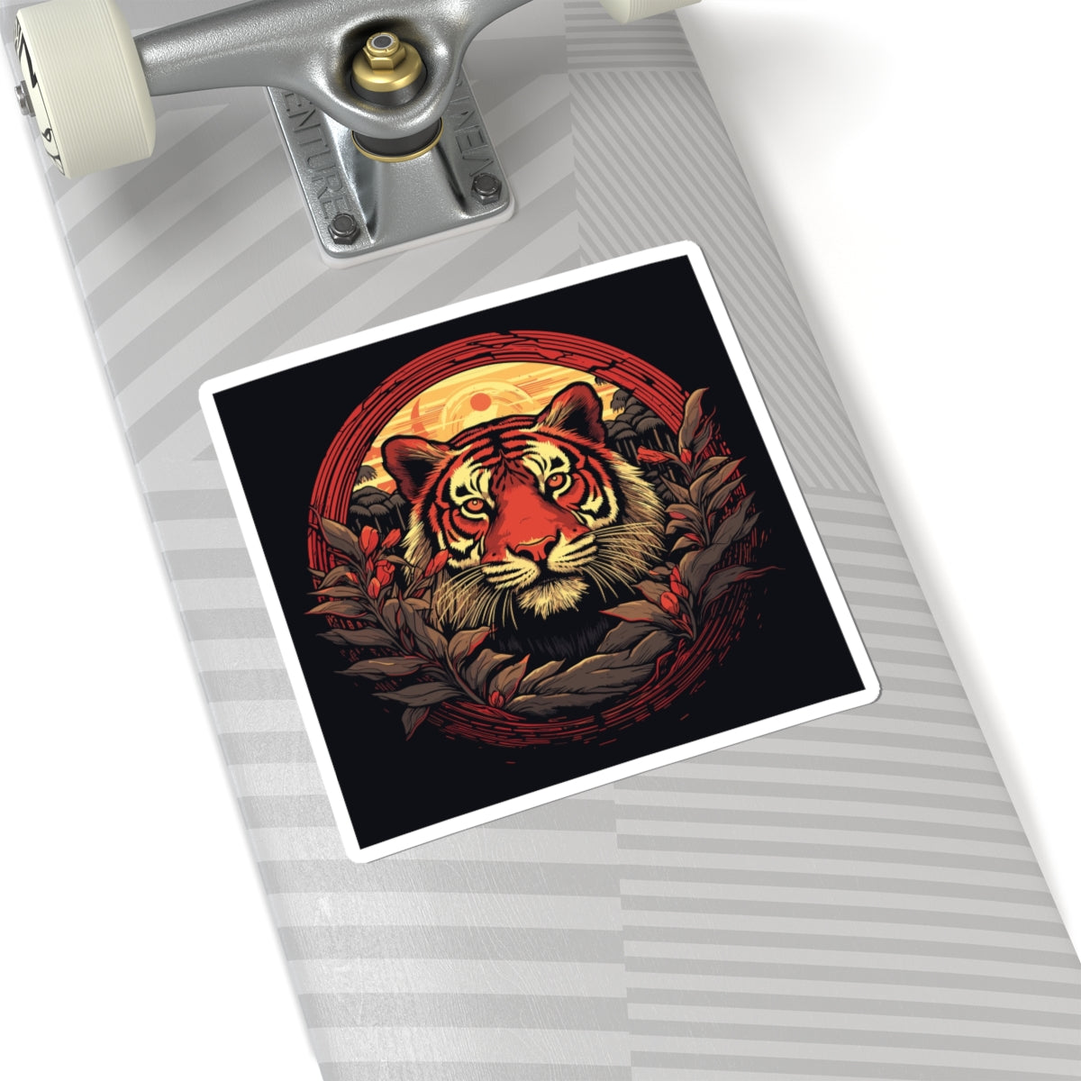 Tiger Wreath Sticker