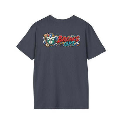 BreaksGPT Manga Card Breaker T-Shirt | Pirate Trading Card Graphic Tee Color Version