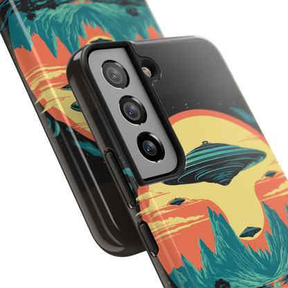 UFO Fleet Tough Phone Case