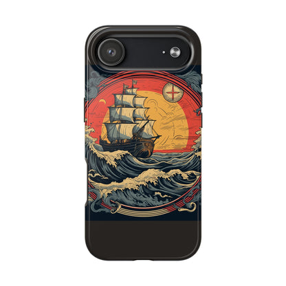 Tall Ship Storm Tough Phone Case