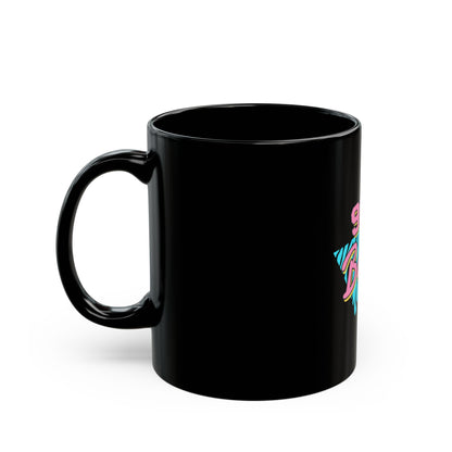 90's Babe Black Mug