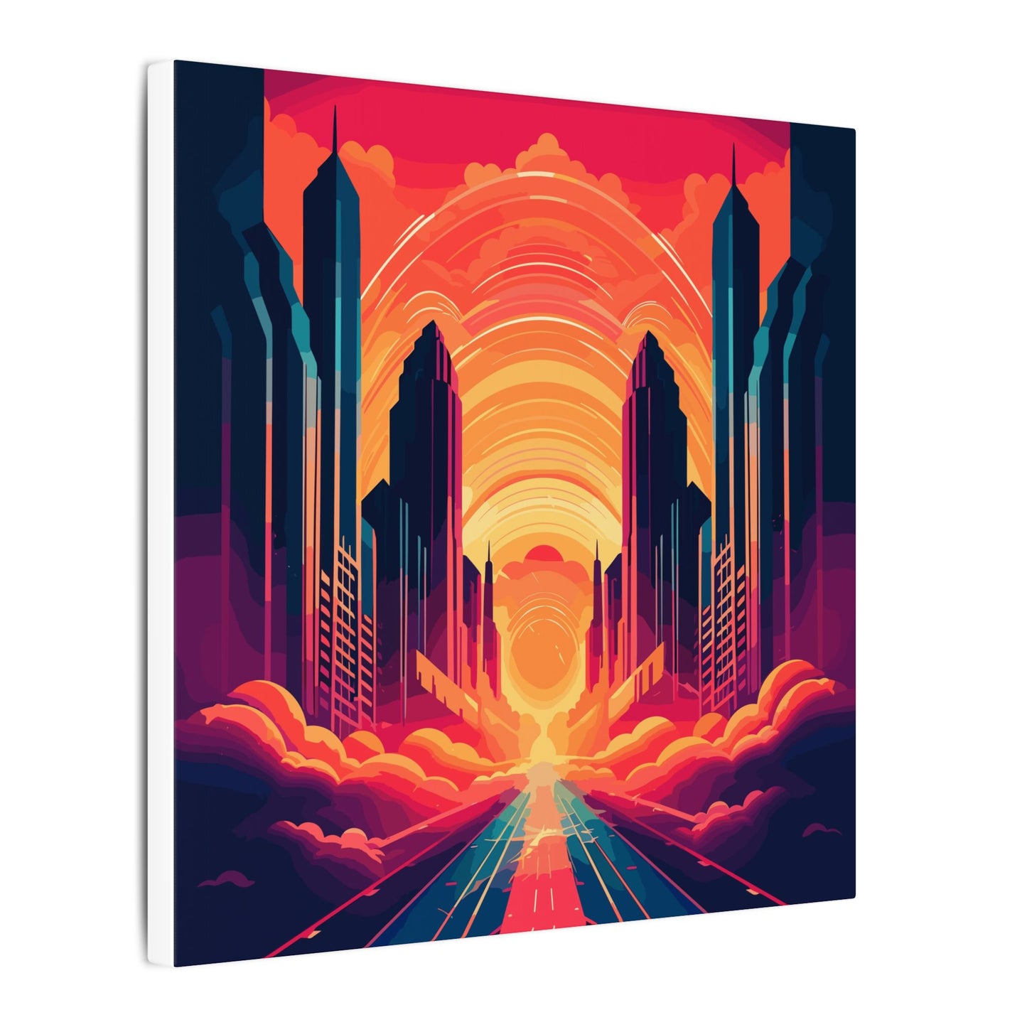 Twin Palms Canvas Print