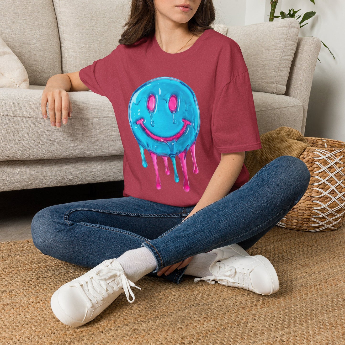Melted Smile Vaporwave Tee