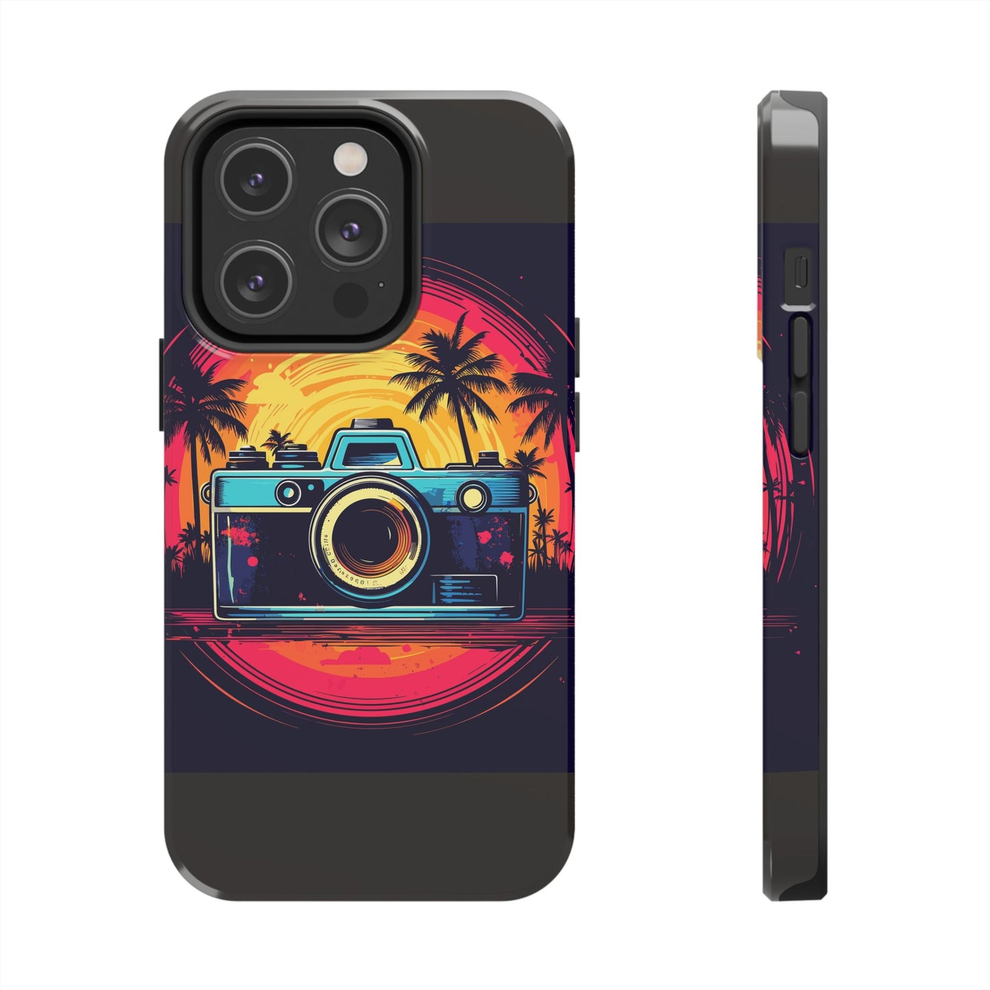 Retro Camera Sunset Tough Phone Case