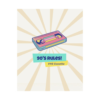 90's Rules! Retro Poster