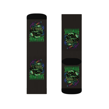 Skullwave Crew Socks