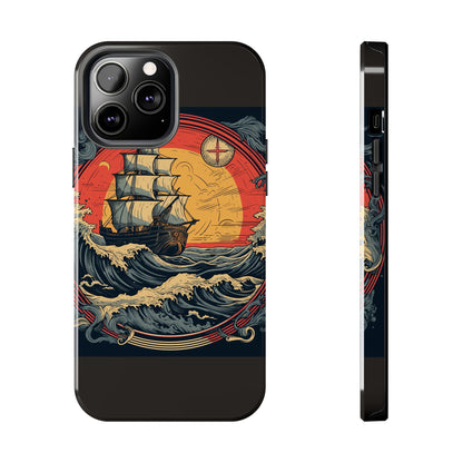 Tall Ship Storm Tough Phone Case