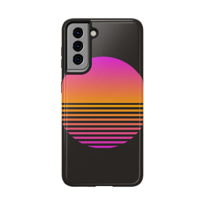 Sunset Grid Tough Phone Case