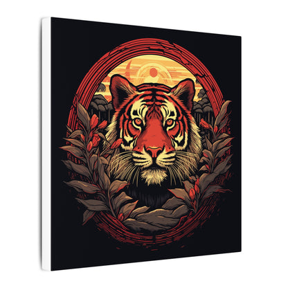 Tiger Wreath Canvas Print