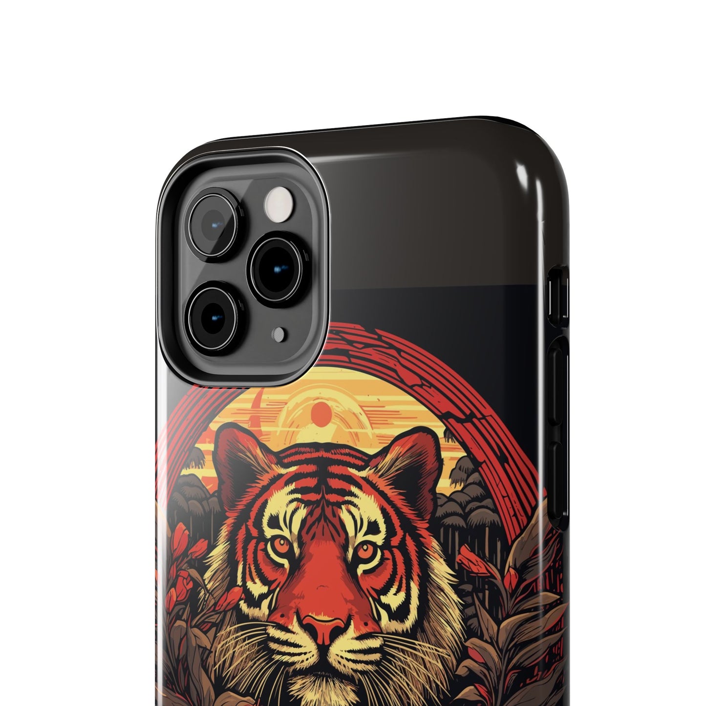 Tiger Wreath Tough Phone Case