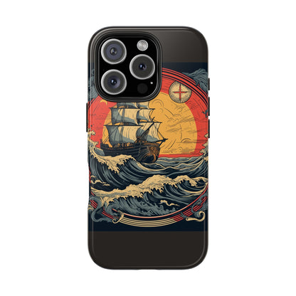 Tall Ship Storm Tough Phone Case