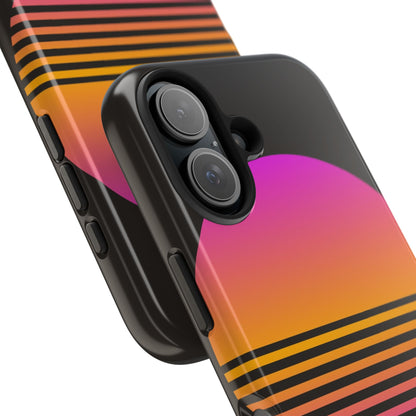 Sunset Grid Tough Phone Case