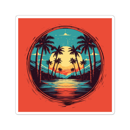 Palm Island Sticker