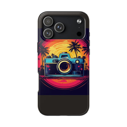 Retro Camera Sunset Tough Phone Case