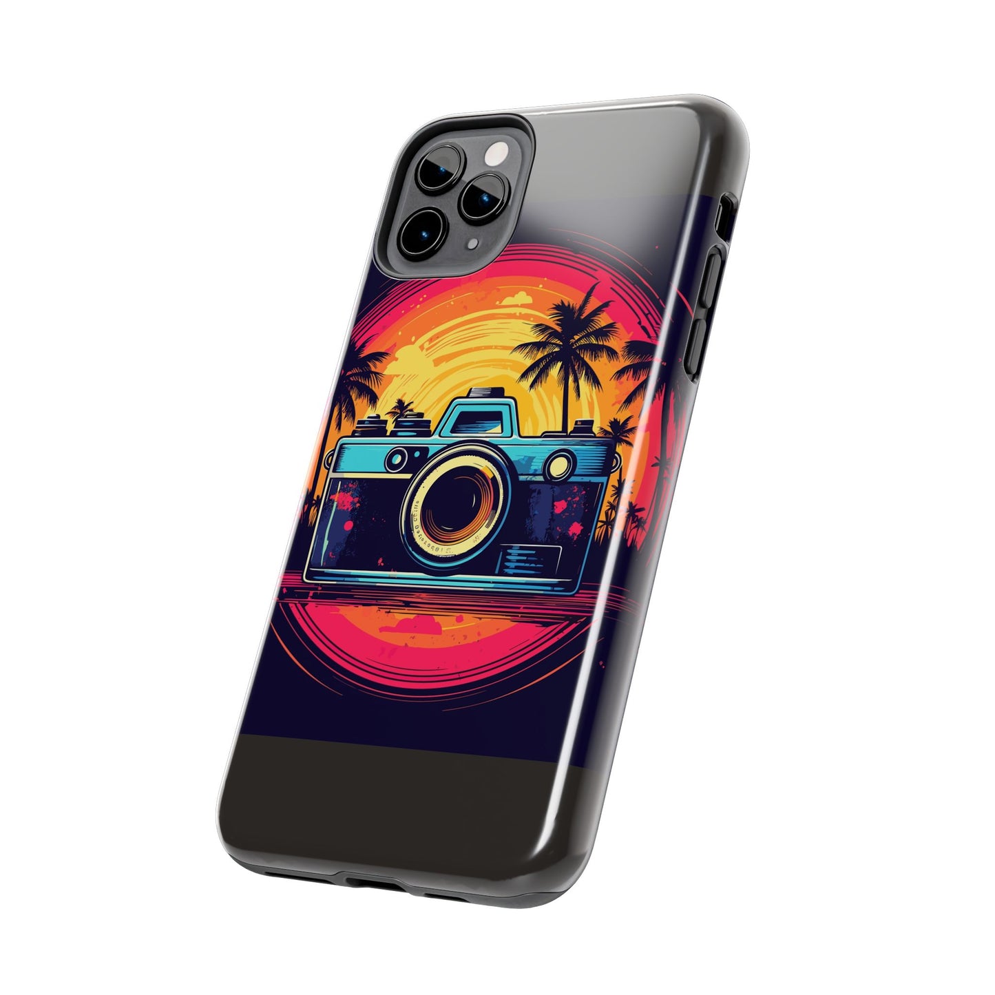 Retro Camera Sunset Tough Phone Case