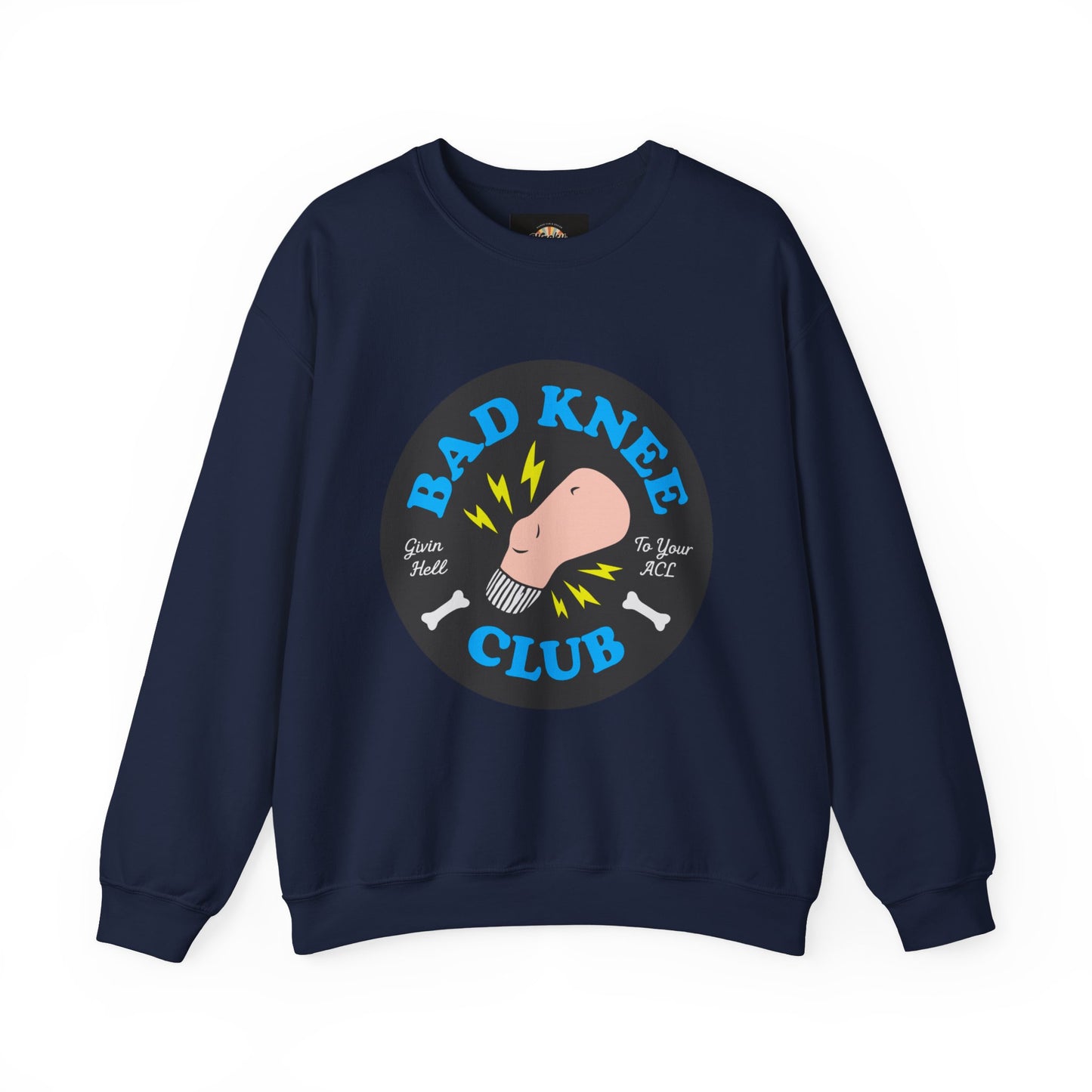 Bad Knee Club sweatshirt | Funny knee pain graphic crewneck