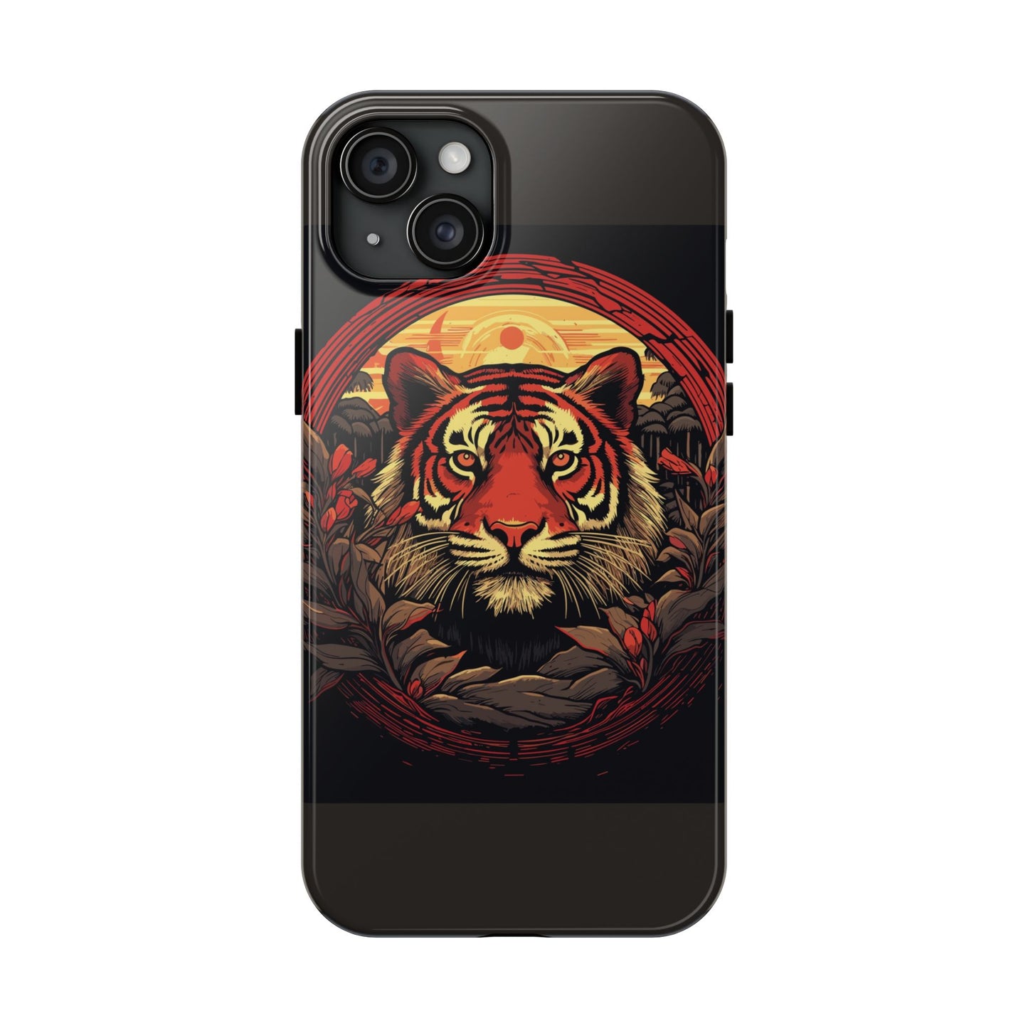Tiger Wreath Tough Phone Case