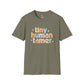Tiny Human Tamer Retro Parenting Tee