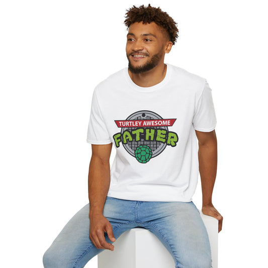 Turtley Awesome Father Tee