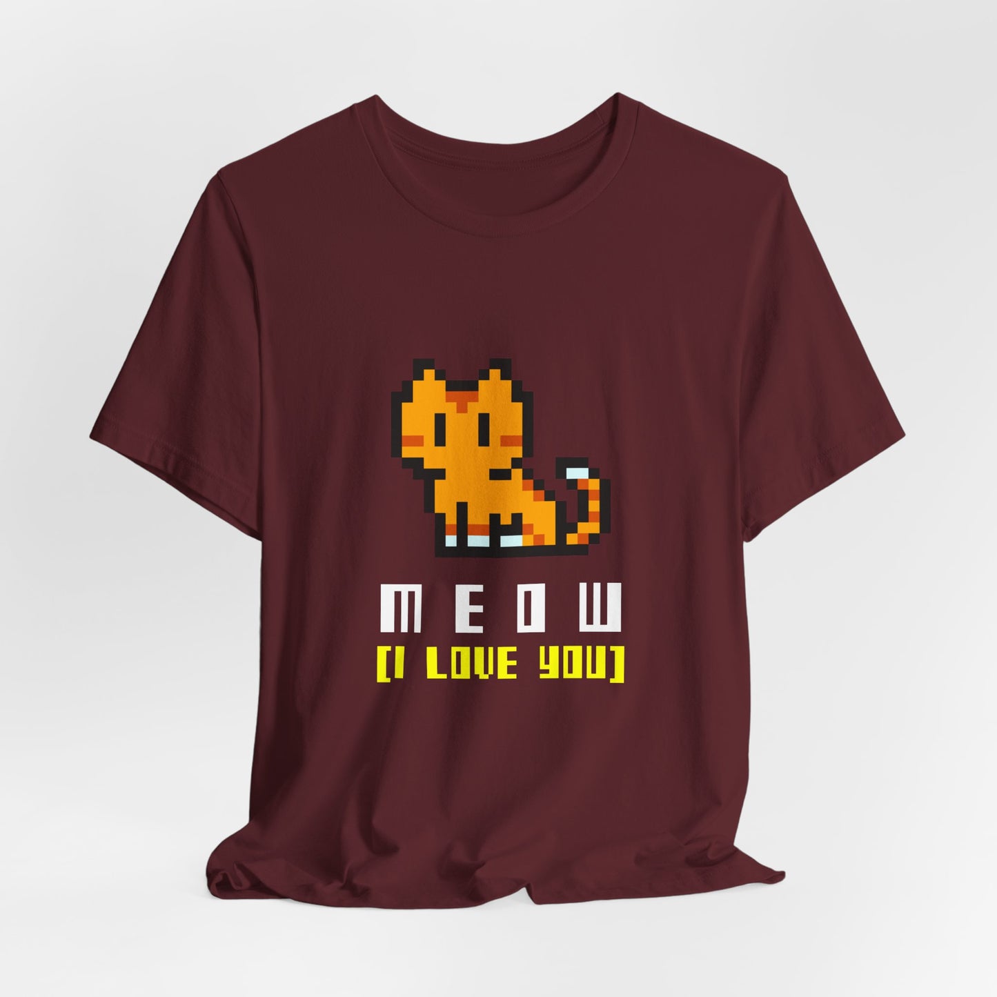 Meow Pixel Cat Tee