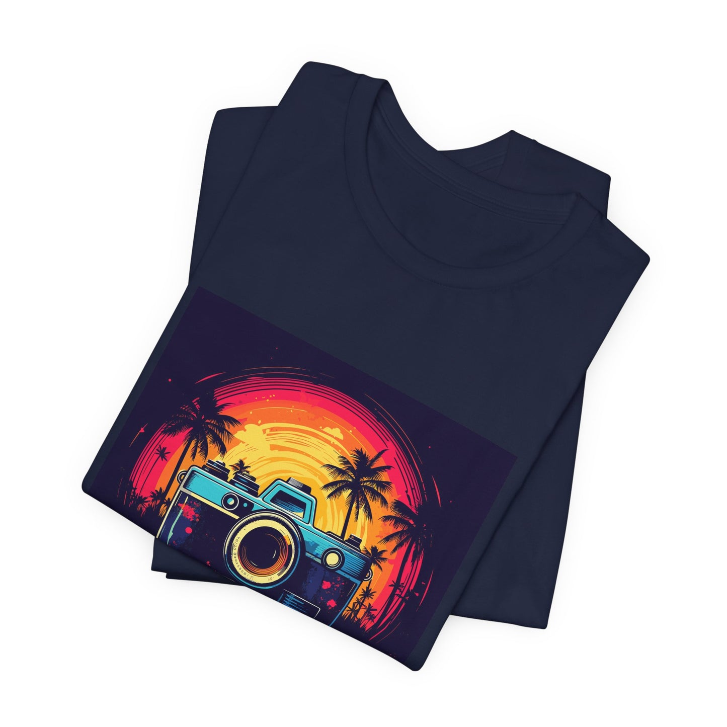 Retro Camera Sunset Tee