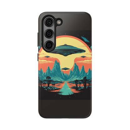 UFO Fleet Tough Phone Case
