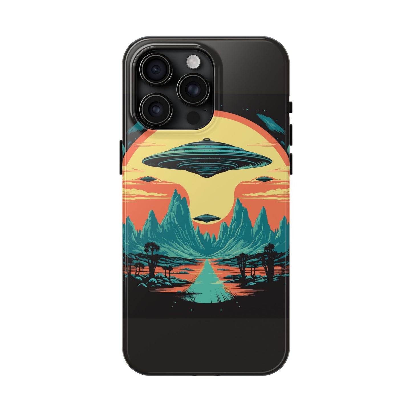 UFO Fleet Tough Phone Case