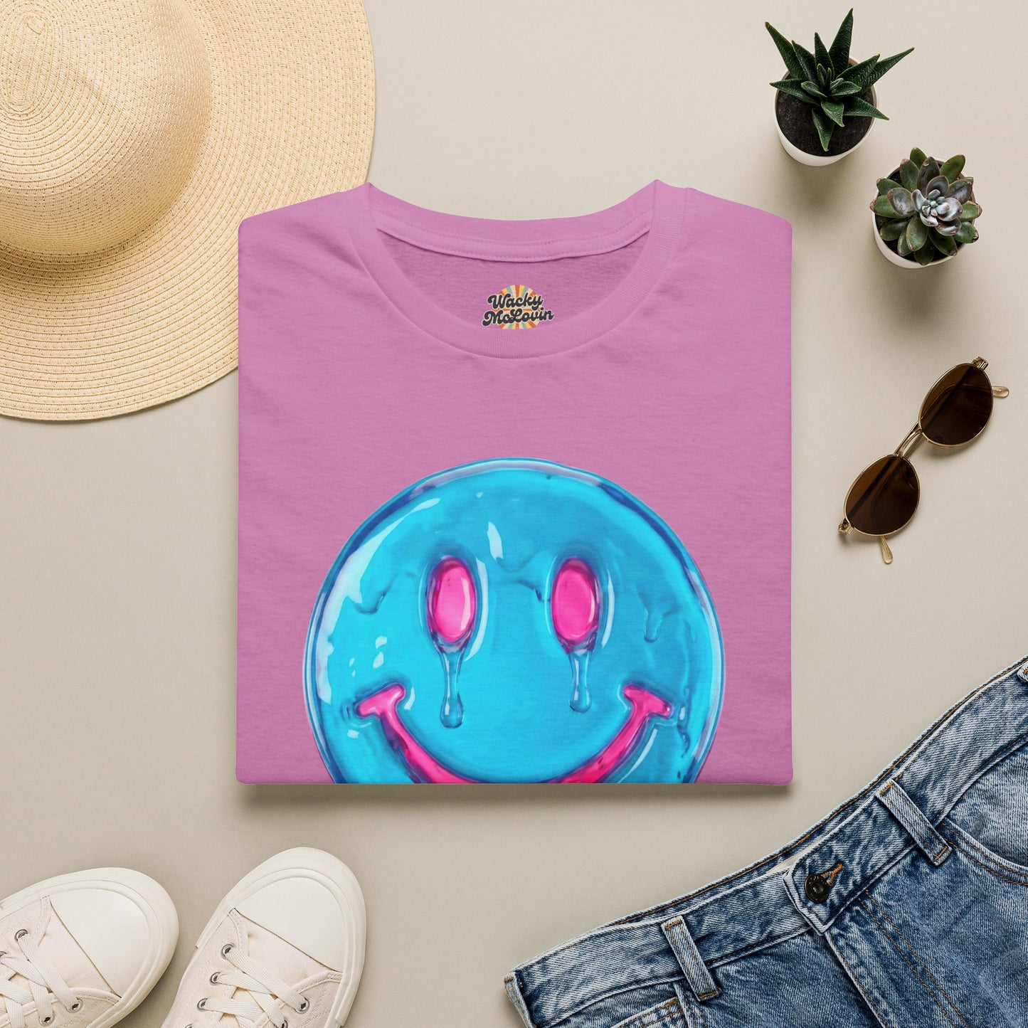 Melted Smile Vaporwave Tee