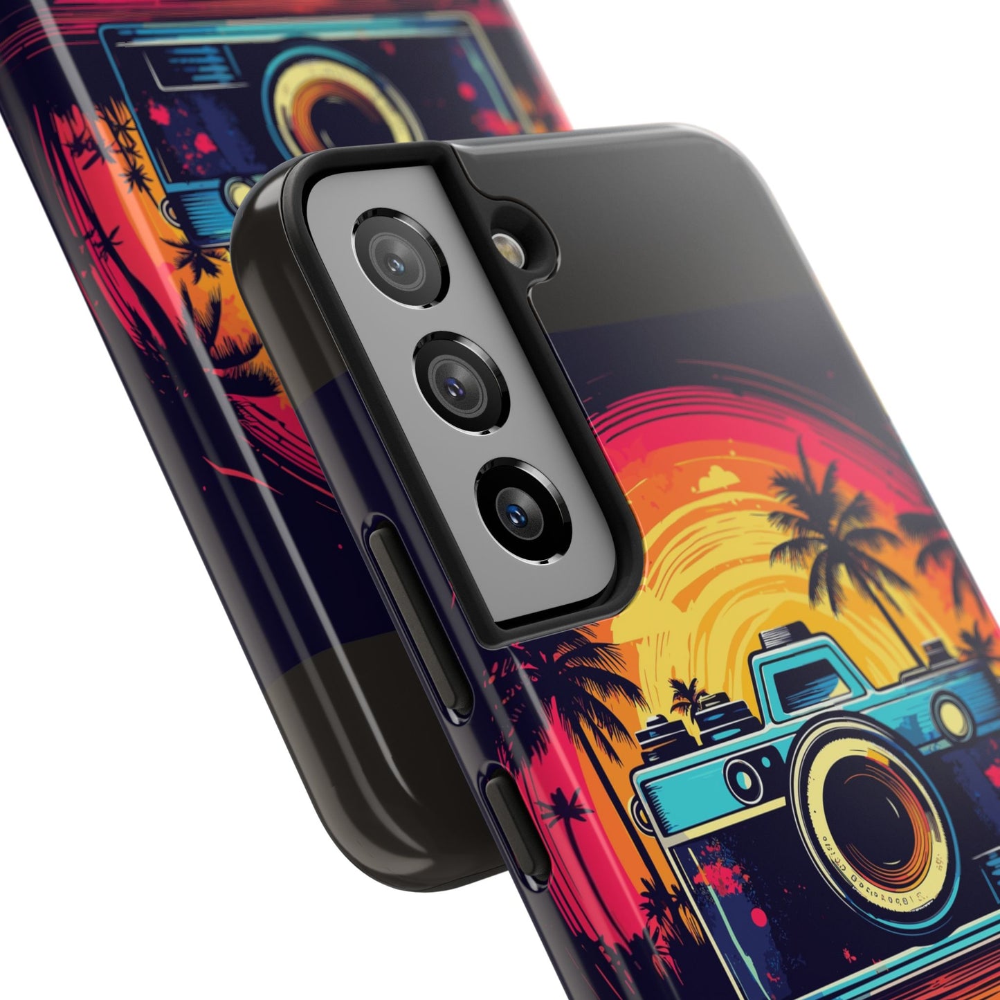 Retro Camera Sunset Tough Phone Case