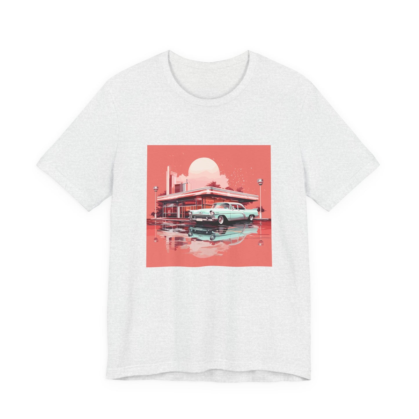 Chrome & Neon Diner Tee