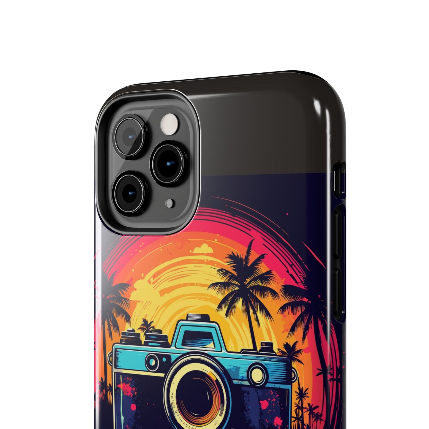 Retro Camera Sunset Tough Phone Case