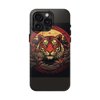 Tiger Wreath Tough Phone Case